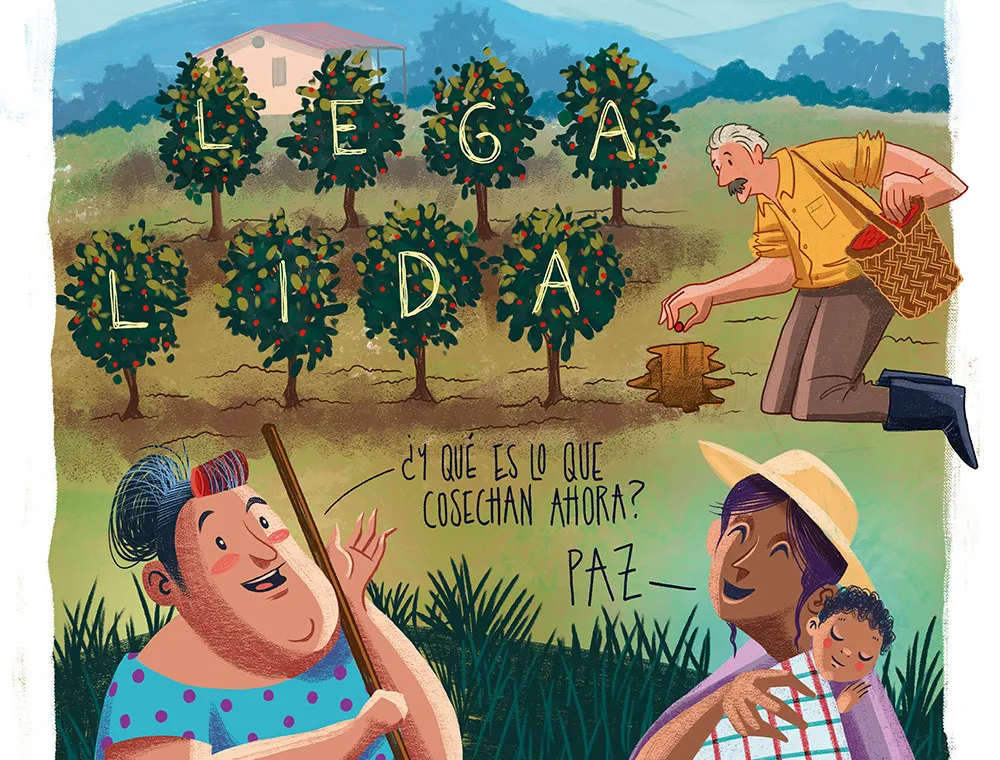 De la tierra brotan los cambios 