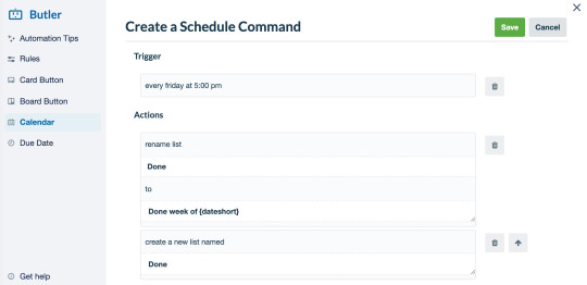 Image montrant comment planifier des automatisations en créant une commande planifiée de calendrier