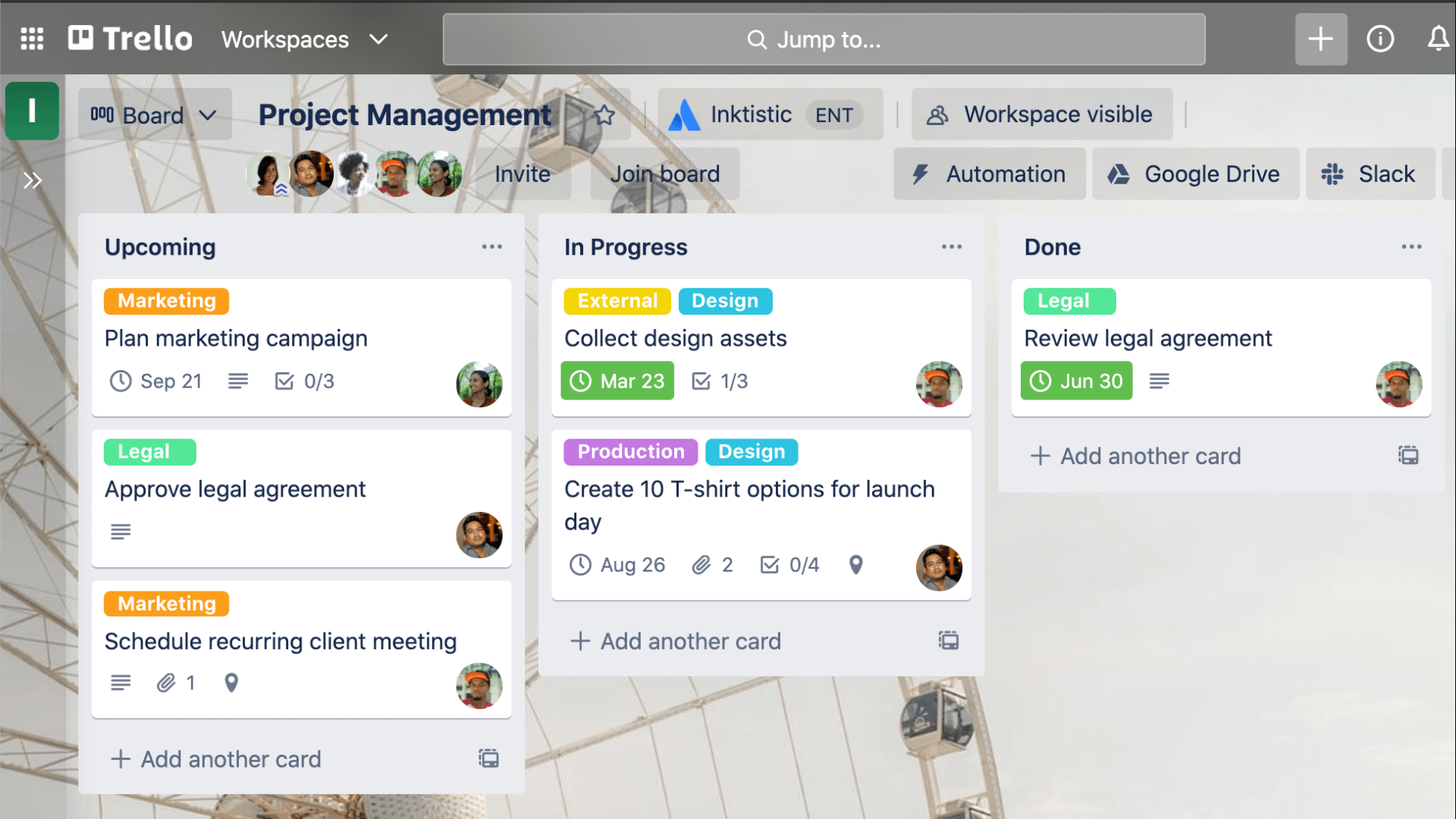 Chainbound Trello link - tips and game details