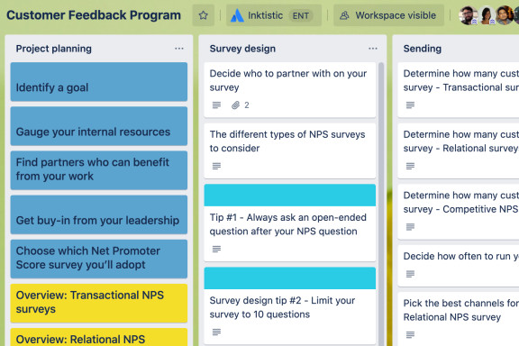 An example of how customer feedback can be organized to build an effective program.