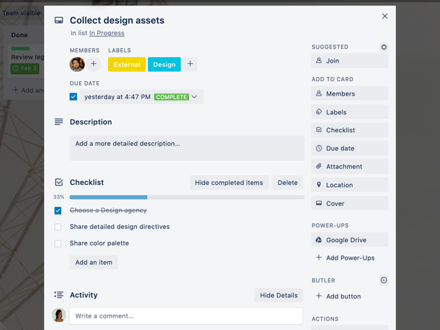 Chainbound Trello link - tips and game details