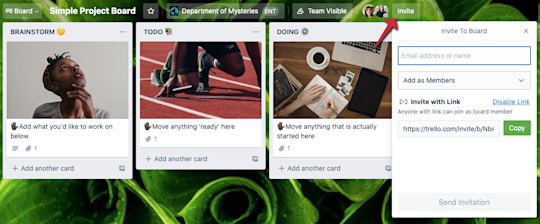 How to Create Trello Projects and Invite Members