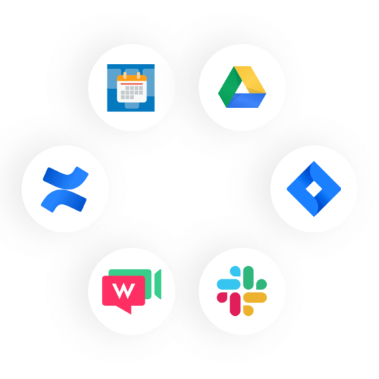 Ilustração gráfica de alguns aplicativos e Power-Ups úteis para startups aos quais o Trello se conecta