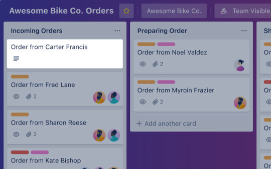 An image showing a card created by the Trello add-on for Gmail