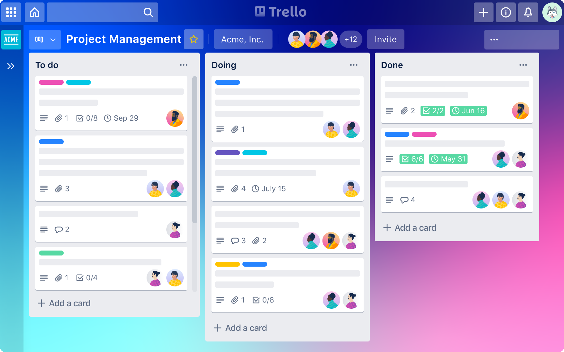 Successful Projects with Trello