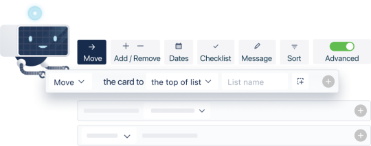 An illustration showing how to set up Automation on a Trello card