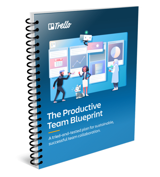 The Productive Team Blueprint - a tried-and-tested plan for sustainable, successful team collaboration.