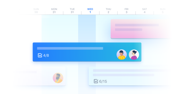 Illustration of the Trello Timeline view