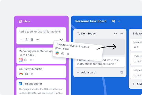 Illustration of a team Trello Board