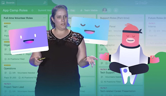 画像: 「Trello でボランティア活動を管理」の基調講演者