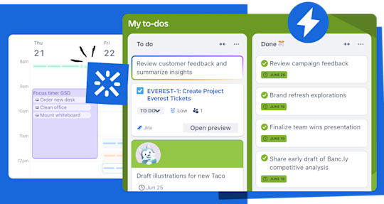 illustration of Timeline view, an essential feature of Trello for business tools