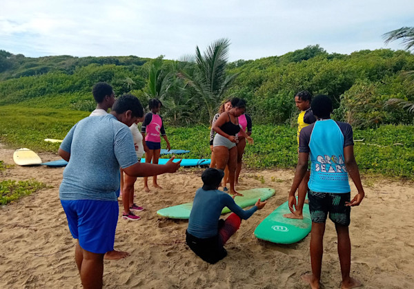 Découverte surf au lycée