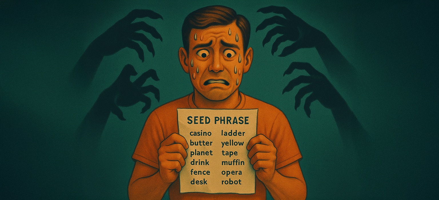 Seed phrase anxiety