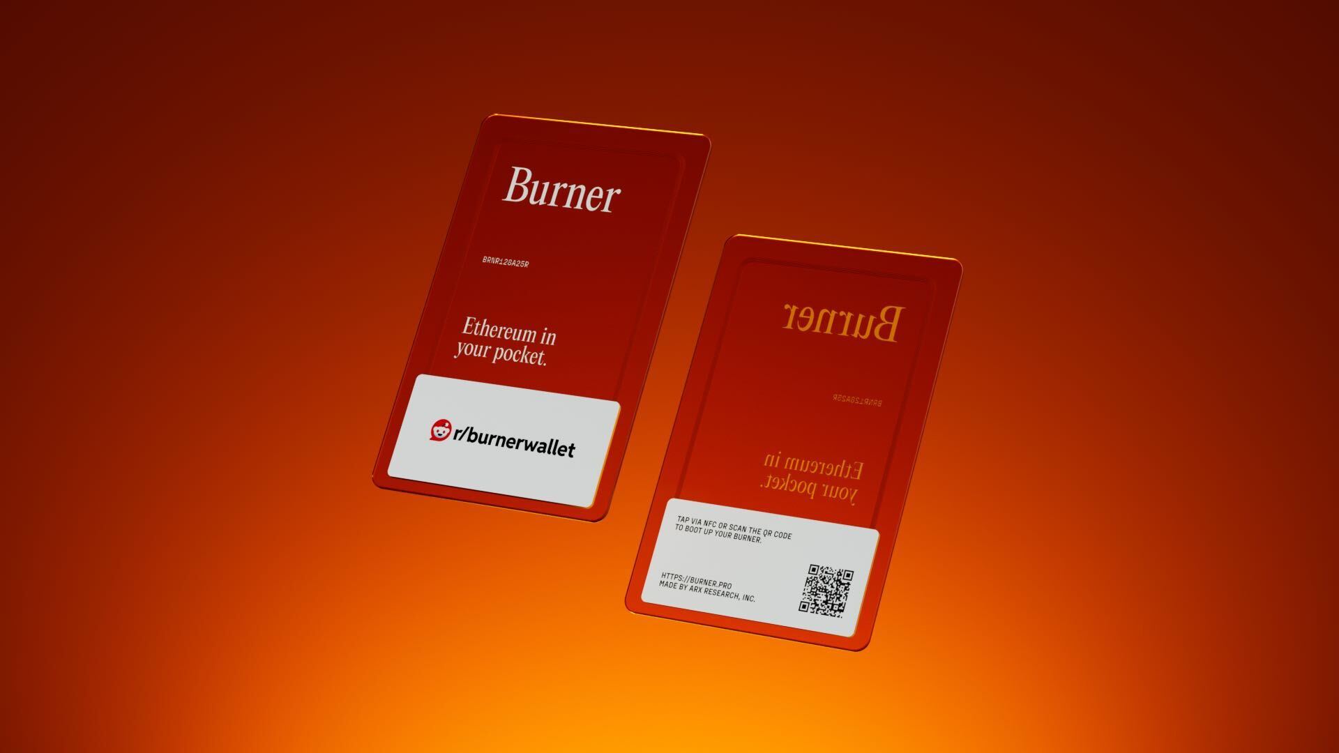 Burner Reddit Card