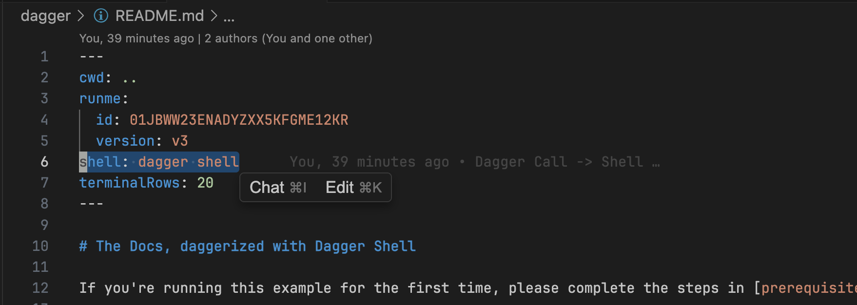 platform engineering tools/dagger
