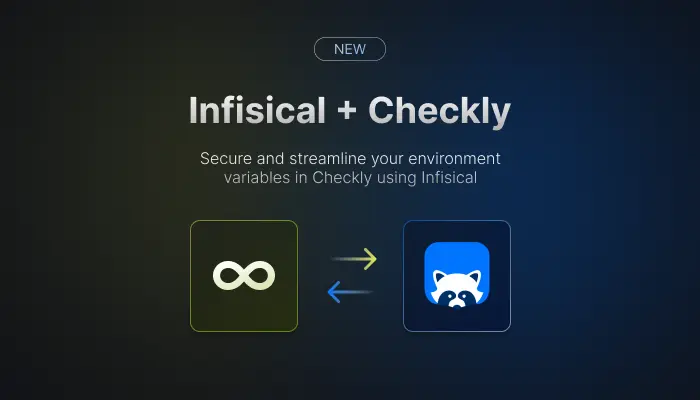 Managing Environment Variables in Checkly with Infisical