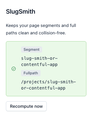 Slug smith sidebar screenshot