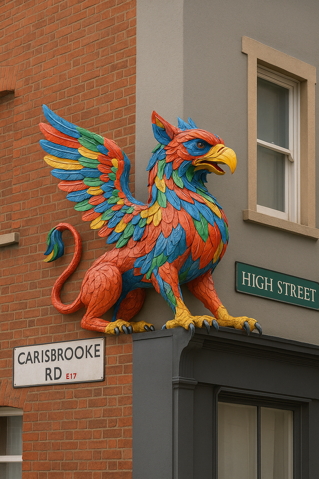 Walthamstow Griffin Sculpture Celebrates Third Birthday