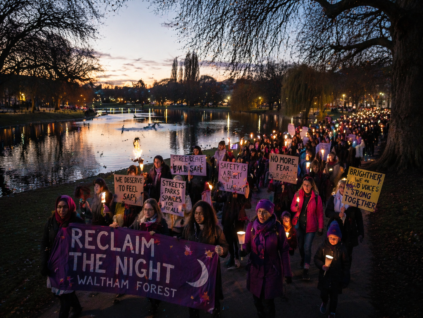 Community march planned to reclaim safety at Hollow Ponds