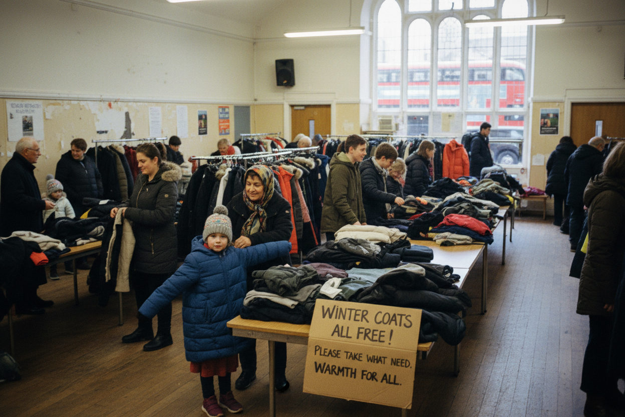 Walthamstow Salvation Army to host free winter coat swap on 7 November