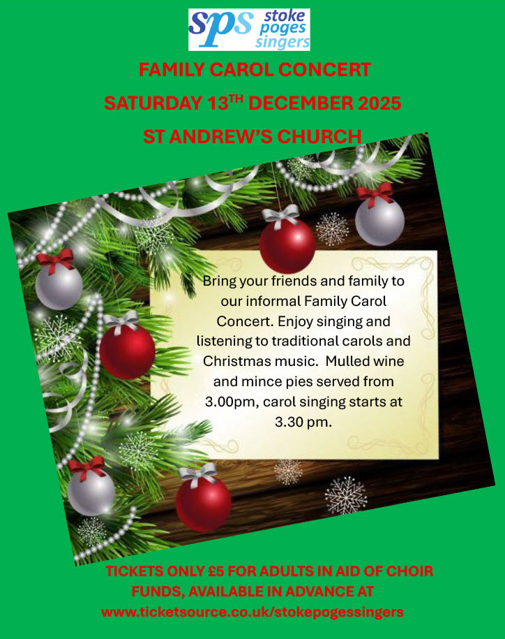 Carol Concert poster