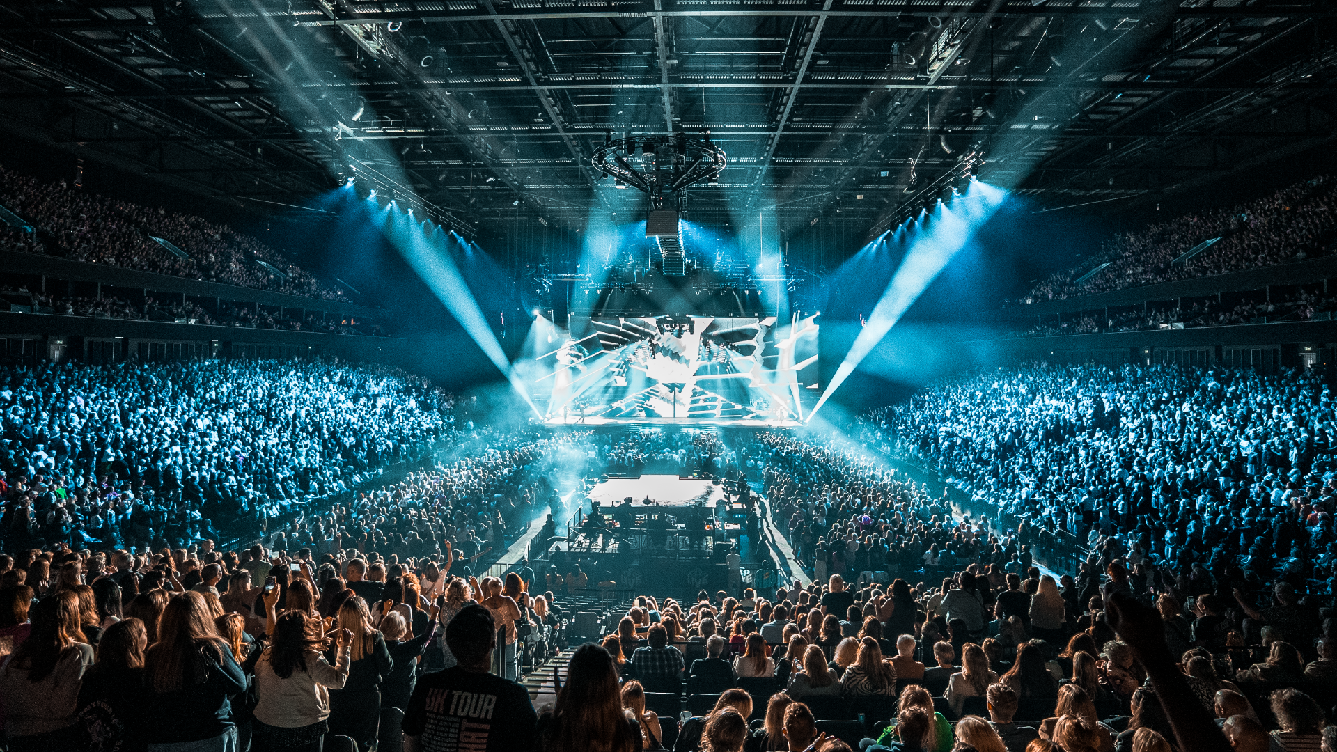 Co-op Live area with thousands of spectators 