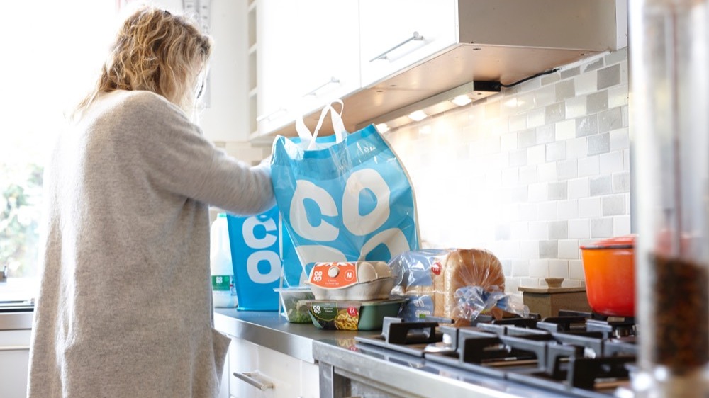 Person unpacking their shopping