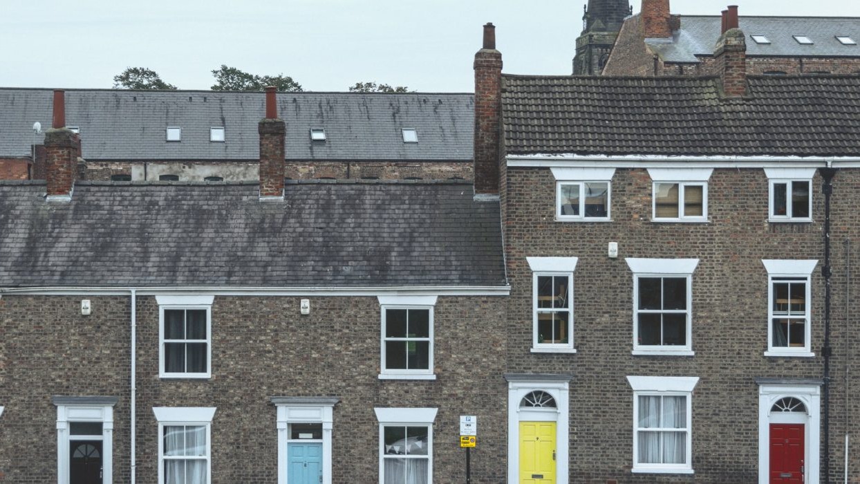 Row of terraced houses