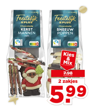 Kerstchocolade.