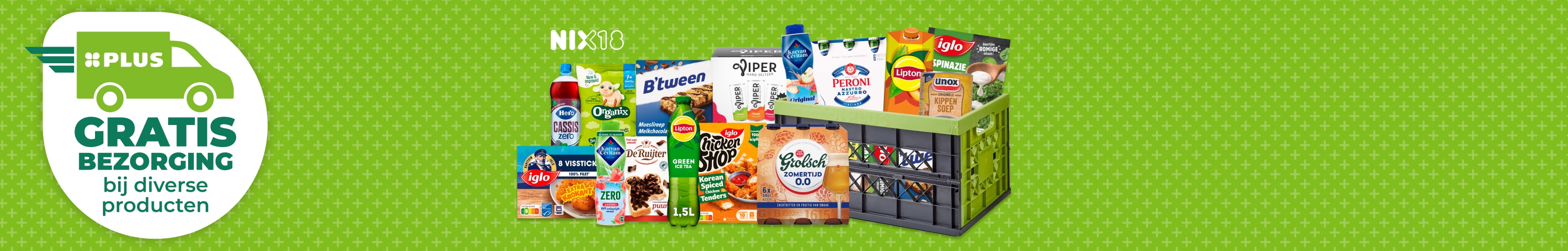 Gratis bezorging bij geselecteerde actieproducten