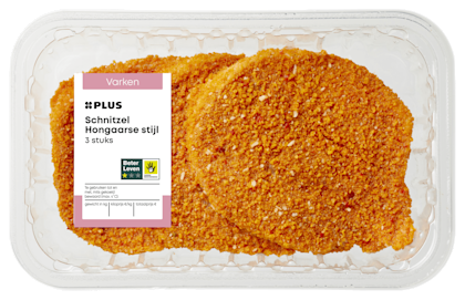 PLUS Schnitzel Hongaarse stijl 3 st