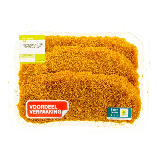 PLUS Gepaneerde schnitzel