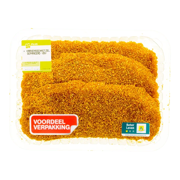 PLUS Gepaneerde schnitzel