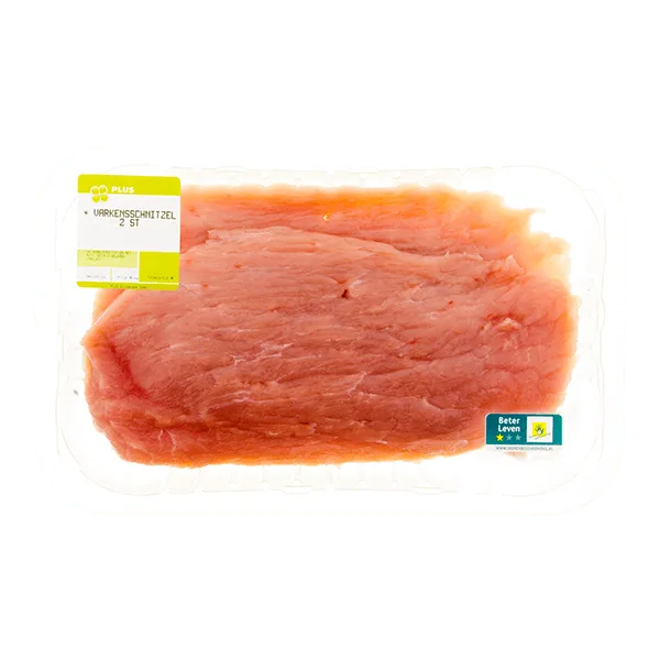 PLUS Varkensschnitzel 2 stuks