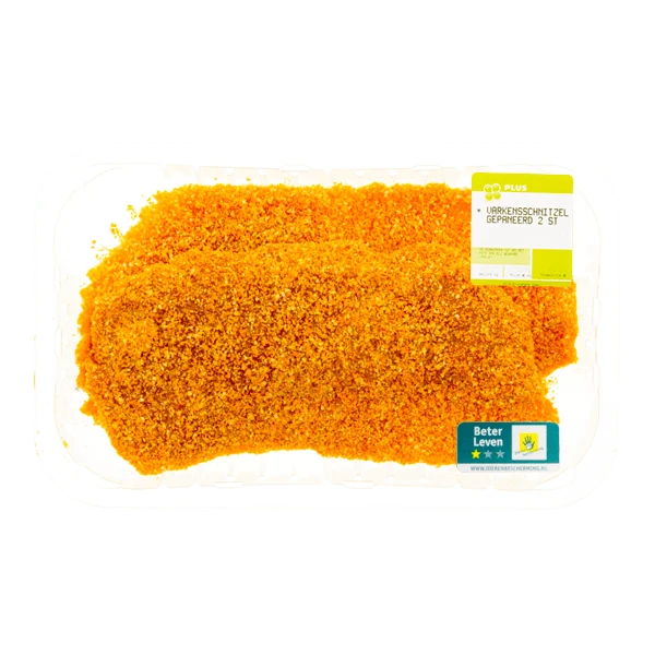 PLUS Gepaneerde schnitzel 2 stuks