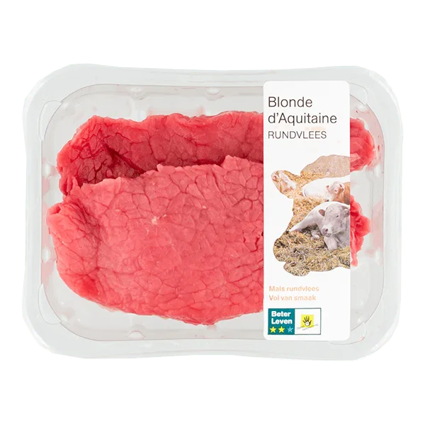 PLUS Boerentrots Rundersteak naturel BLAQ 2 st