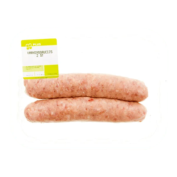 PLUS Saucijs gemengd 2 stuks