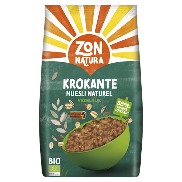 Zonnatura Krokante Muesli Naturel