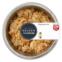 Uit de keuken van PLUS Coq au vin