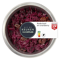 Uit de keuken van PLUS Rode kool en cranberry
