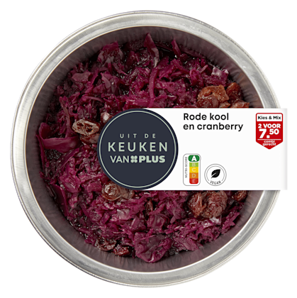 Rode kool en cranberry