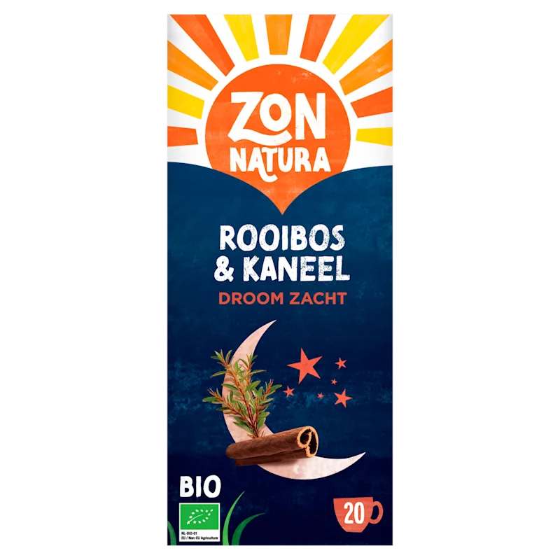 Zonnatura Rooibos & Kaneel Droom Zacht thee