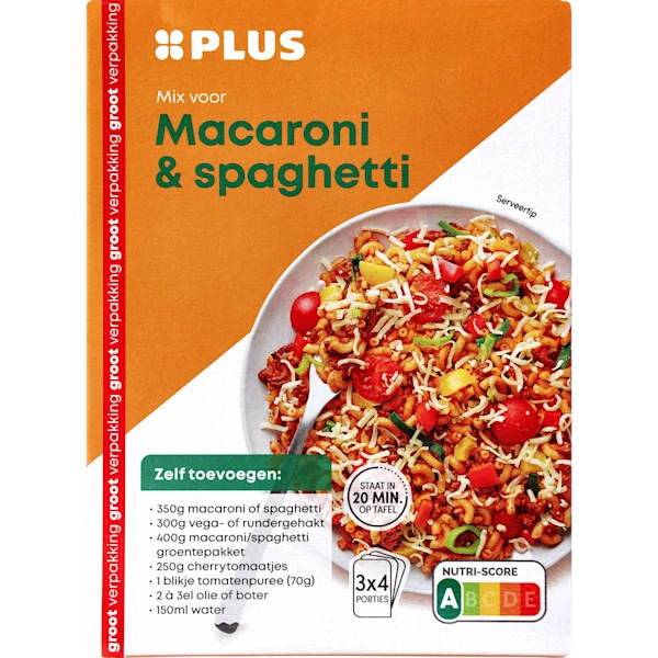 PLUS Mix voor Macaroni-Spaghetti