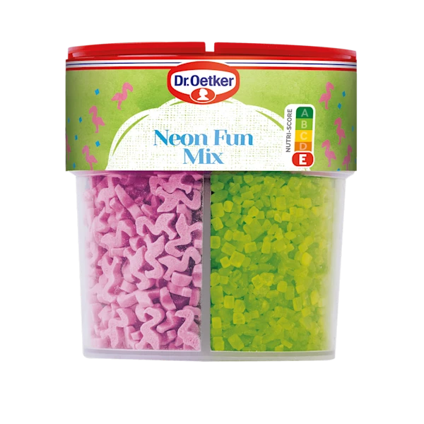 Dr. Oetker Neon Fun Mix versiering