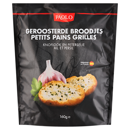 Geroosterde broodjes knoflook