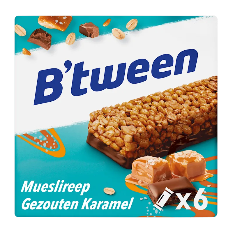 B'tween Mueslireep Gezouten Karamel