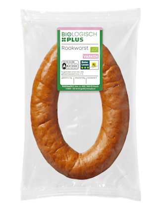 Biologisch PLUS Bio rookworst