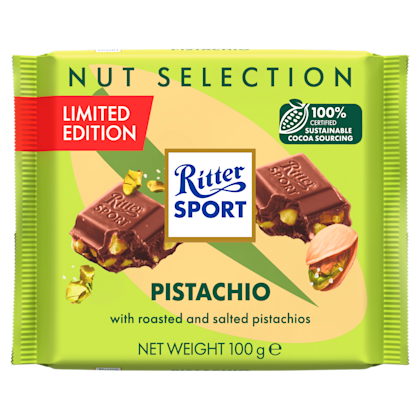 Chocoladereep Pistache