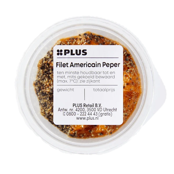 PLUS Filet americain peper cup