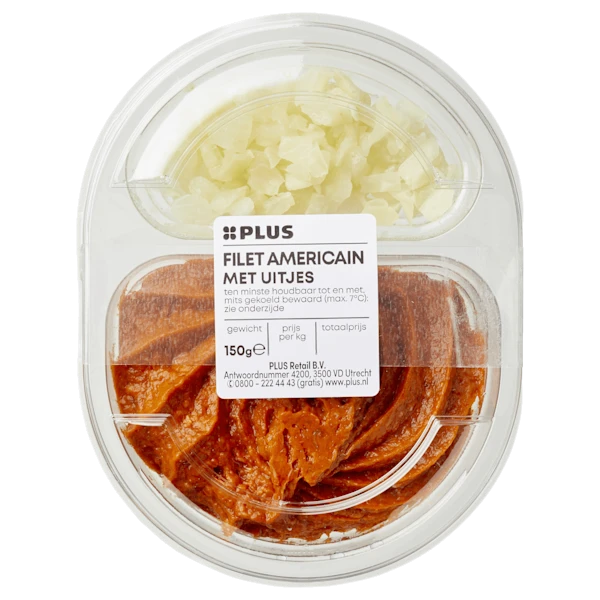 PLUS Filet americain met ui